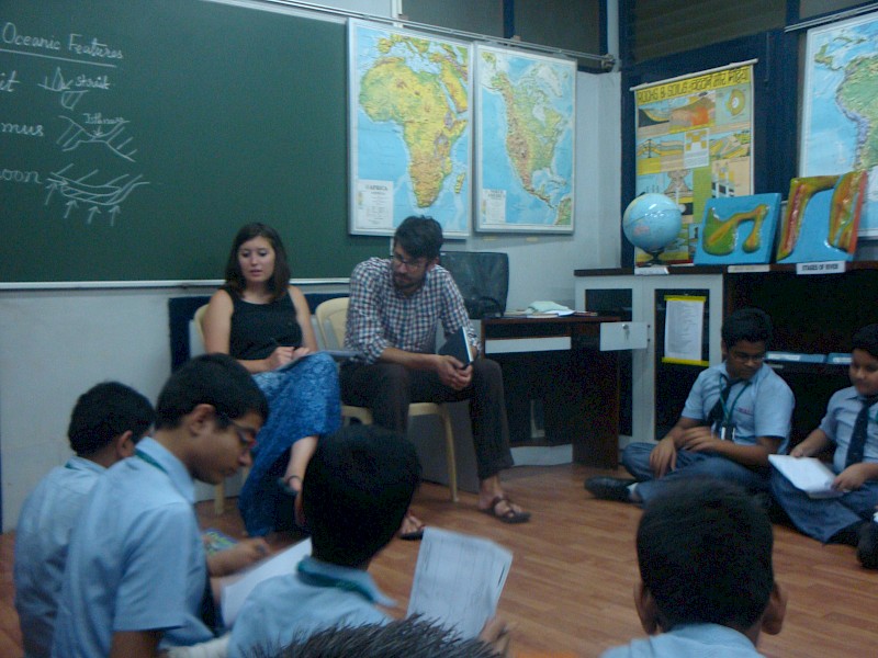 British Council Exchange Teacher from U.K. at MCKV
