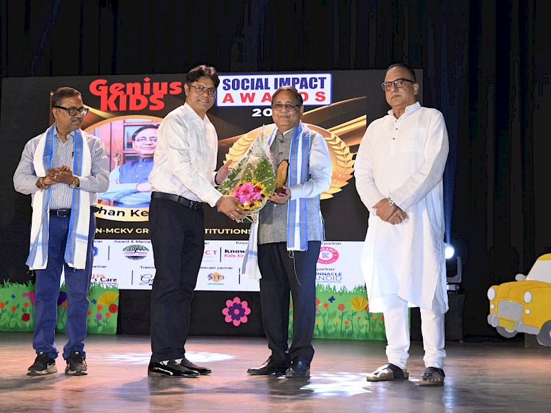 Honoured with the "Edupreneur with Compassion" Award (2025) by Saishikha Charitable Trust and Genius Kids India