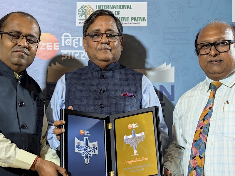 Education Excellence Award by Zee Bihar–Jharkhand (2024)